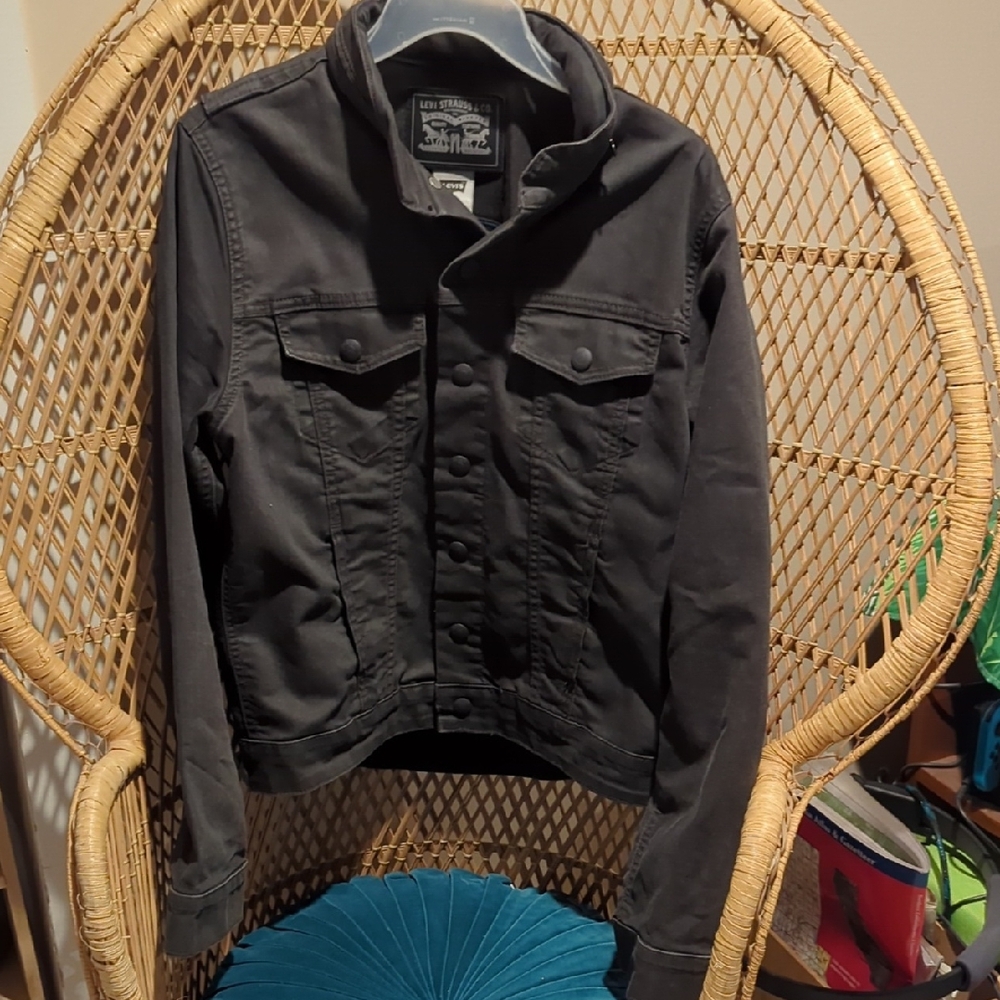 Levi's Dark Gray Denim Commuter Jacket XL